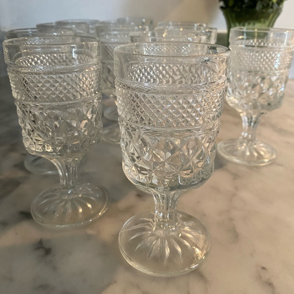 Vintage Wexford 4oz Goblets  Set of 12